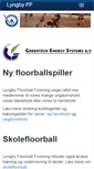 Mobile Screenshot of lyngbyfloorball.dk